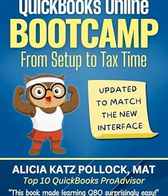 خرید و دانلود نسخه کامل کتاب QuickBooks Online Bootcamp: From Setup to Tax Time (QBO IRL Book 1)
