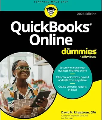 خرید و دانلود نسخه کامل کتاب QuickBooks Online For Dummies, 2026 Edition